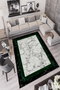 Conceptum Alfombra 80 x 120 cm Negro y Verde